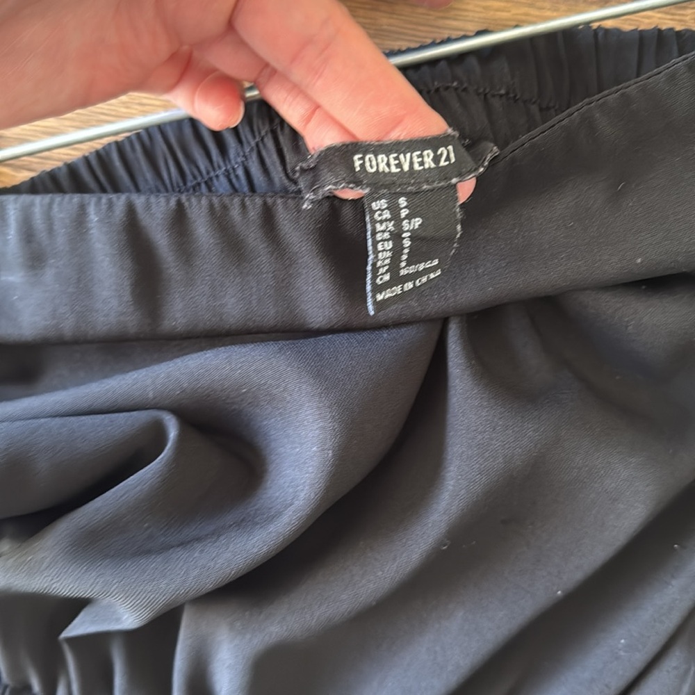 Forever 21 black strapless jumpsuit - Picture 2 of 3
